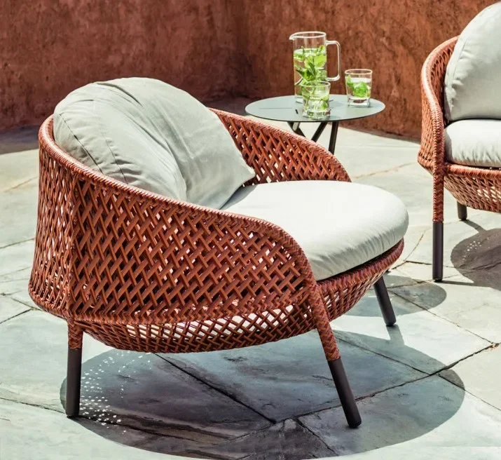 Rattan Lounge Set - # Kanepe Bahçe Takımı Curl Rattan