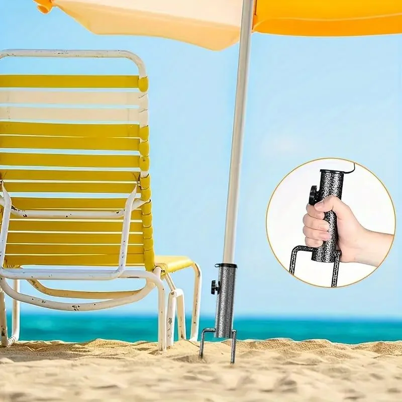 Outdoor Furniture Legs - Plaj şemsiye standı açık şemsiye zemin
