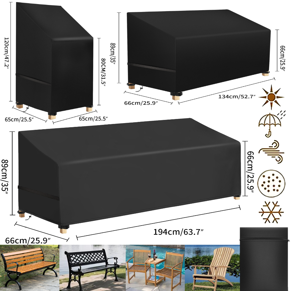Outdoor Furniture Varnish - Su geçirmez Veranda Sandalyesi Toz Örtüleri