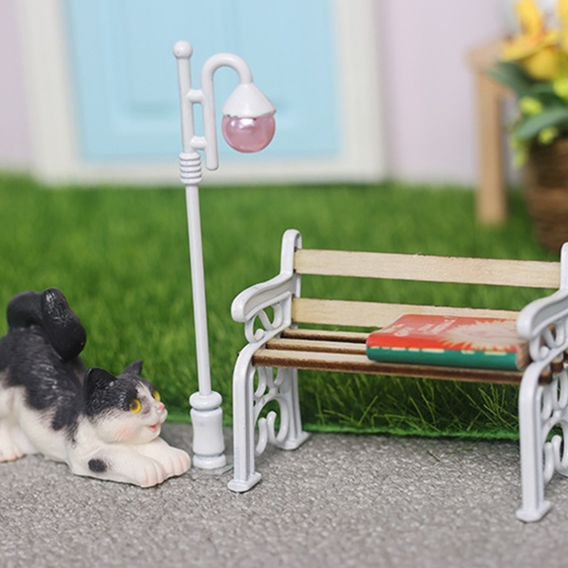 2 adet/takım 1:12 Evcilik Miny - Outdoor Furniture Resin incelemesi ve fiyatı
