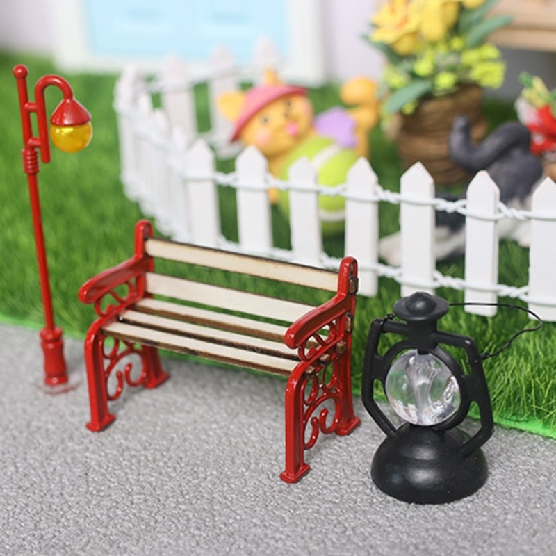 2 adet/takım 1:12 Evcilik Miny - Outdoor Furniture Resin incelemesi ve fiyatı
