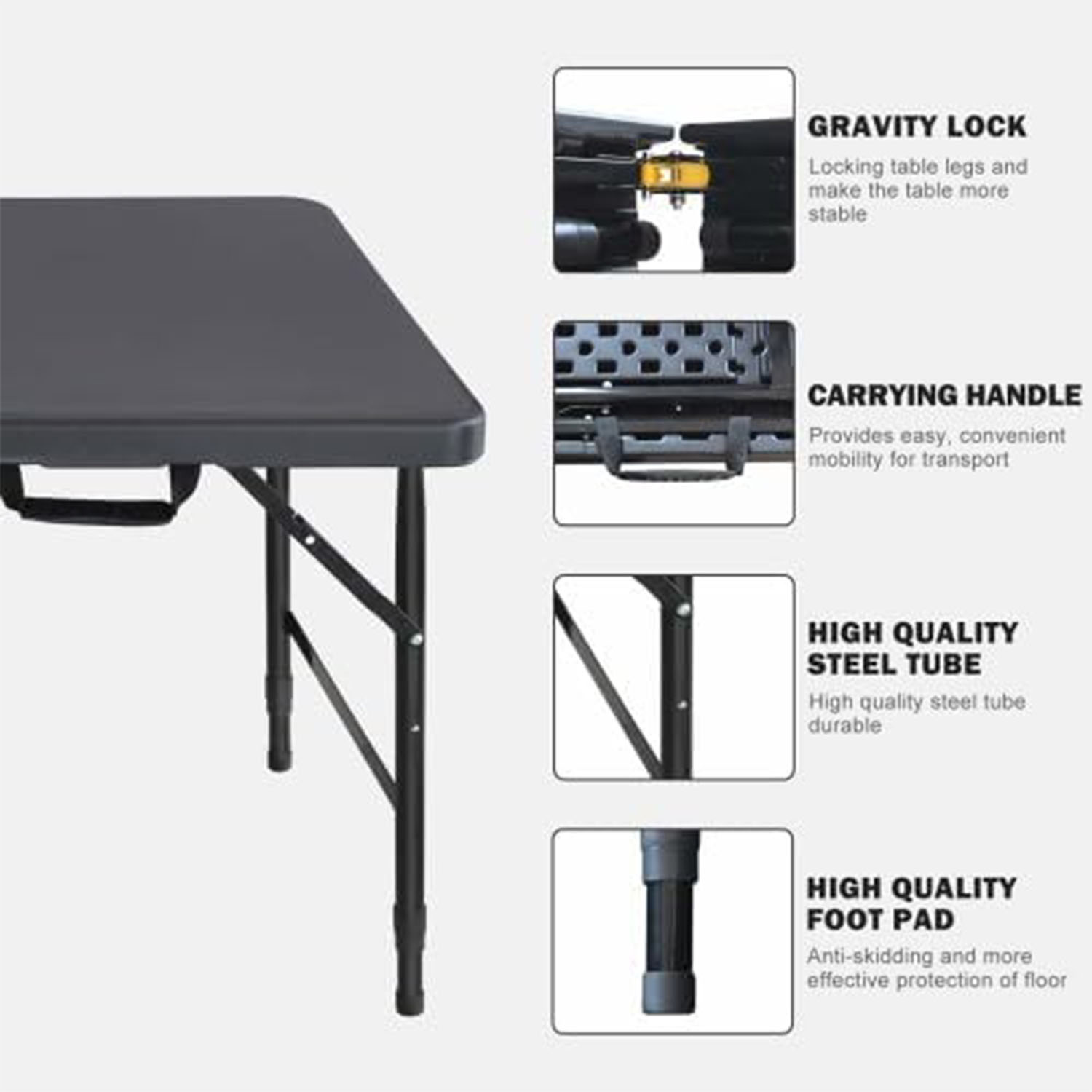 Katlanır Masa 4ft Yükseklik Ay - Outdoor Furniture Legs incelemesi ve fiyatı