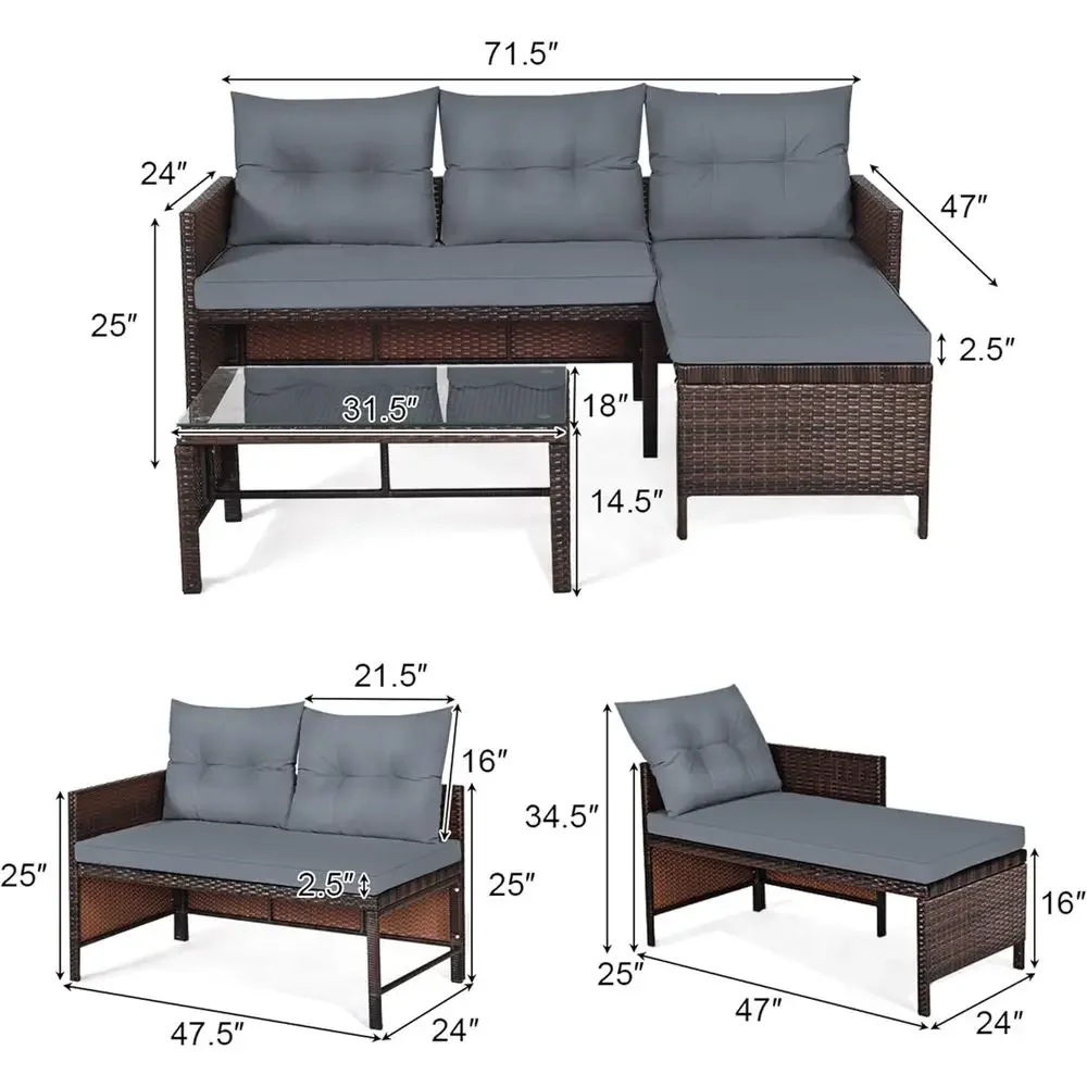 Hasır Bahçe Mobilya Seti Kanep - Rattan Lounge Set incelemesi ve fiyatı