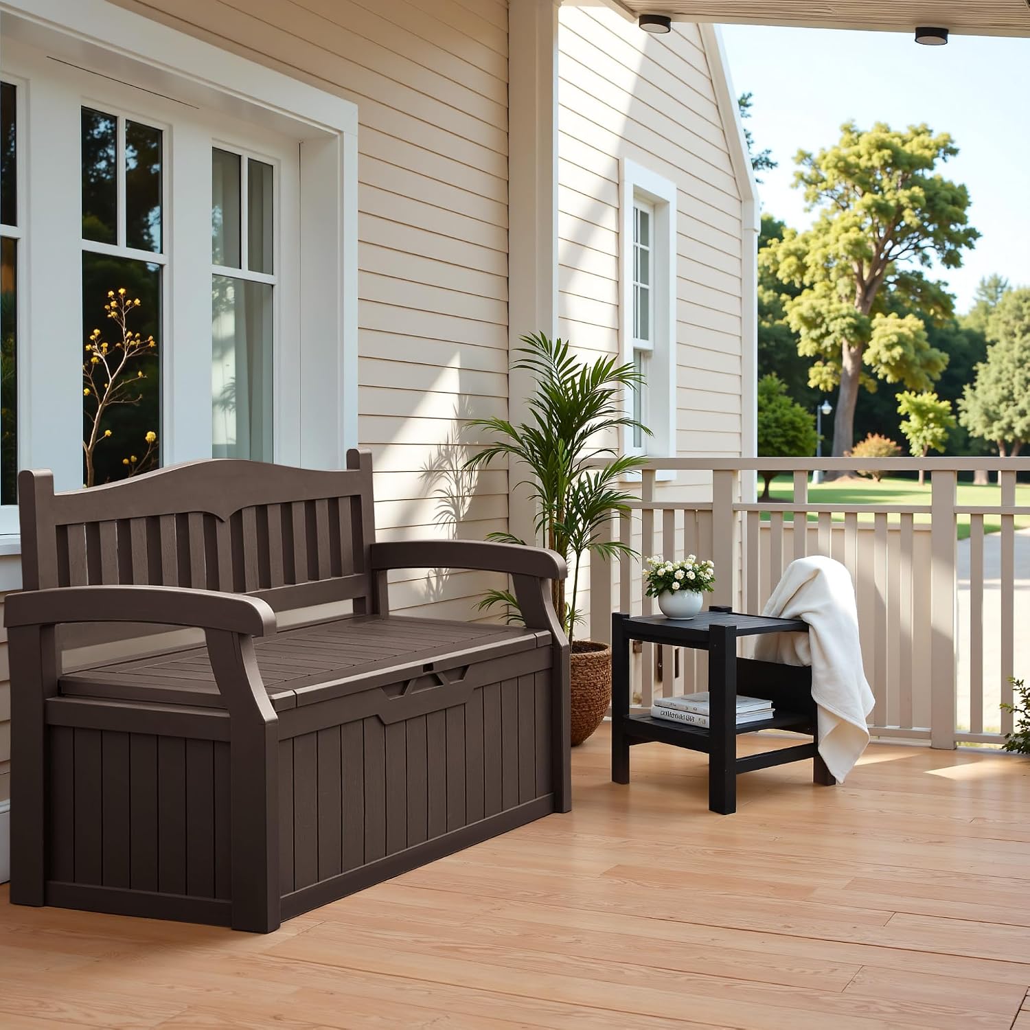 Dış Mekan Depolama Bankı Sekse - Outdoor Furniture Resin incelemesi ve fiyatı
