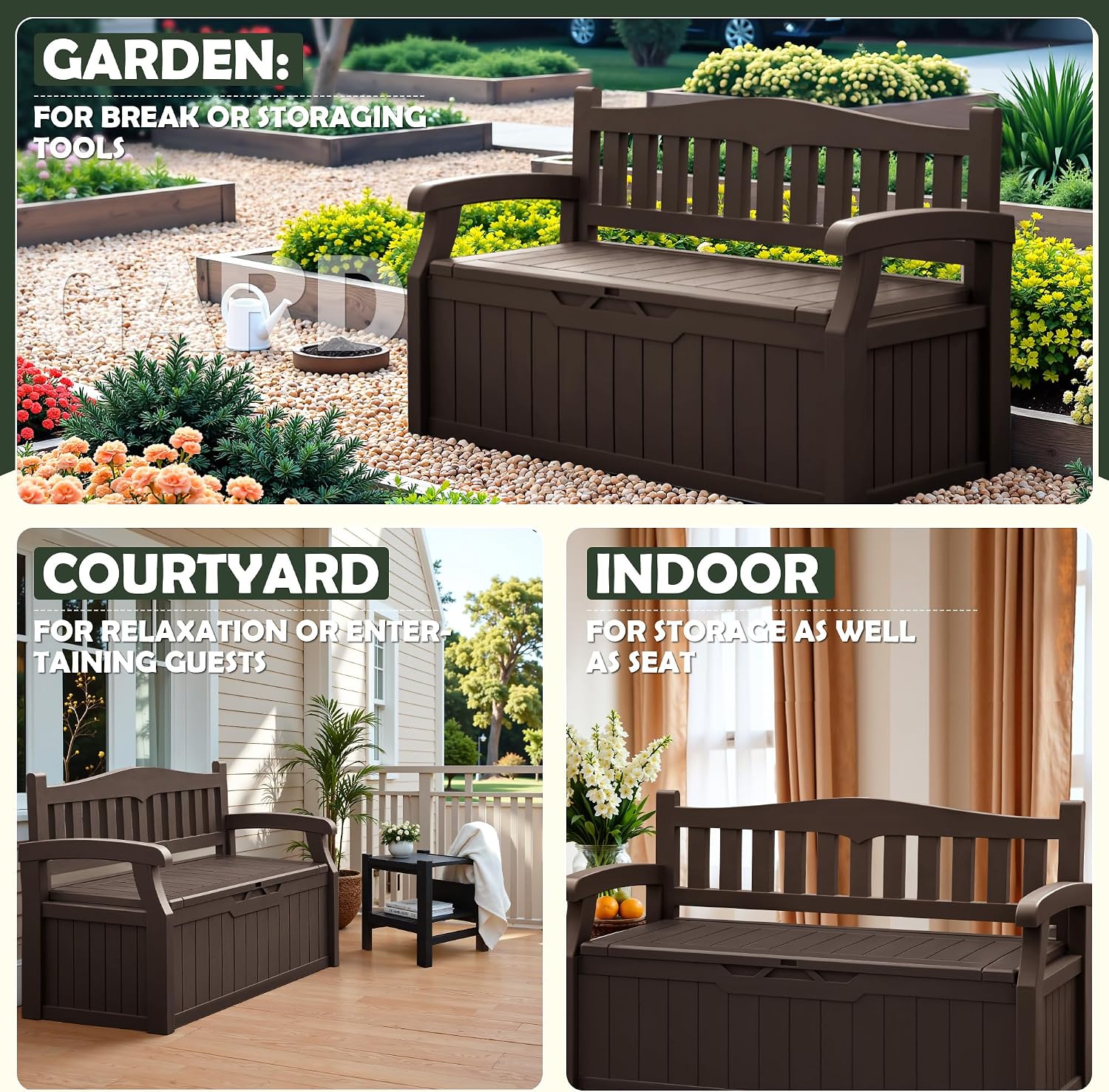 Dış Mekan Depolama Bankı Sekse - Outdoor Furniture Resin incelemesi ve fiyatı